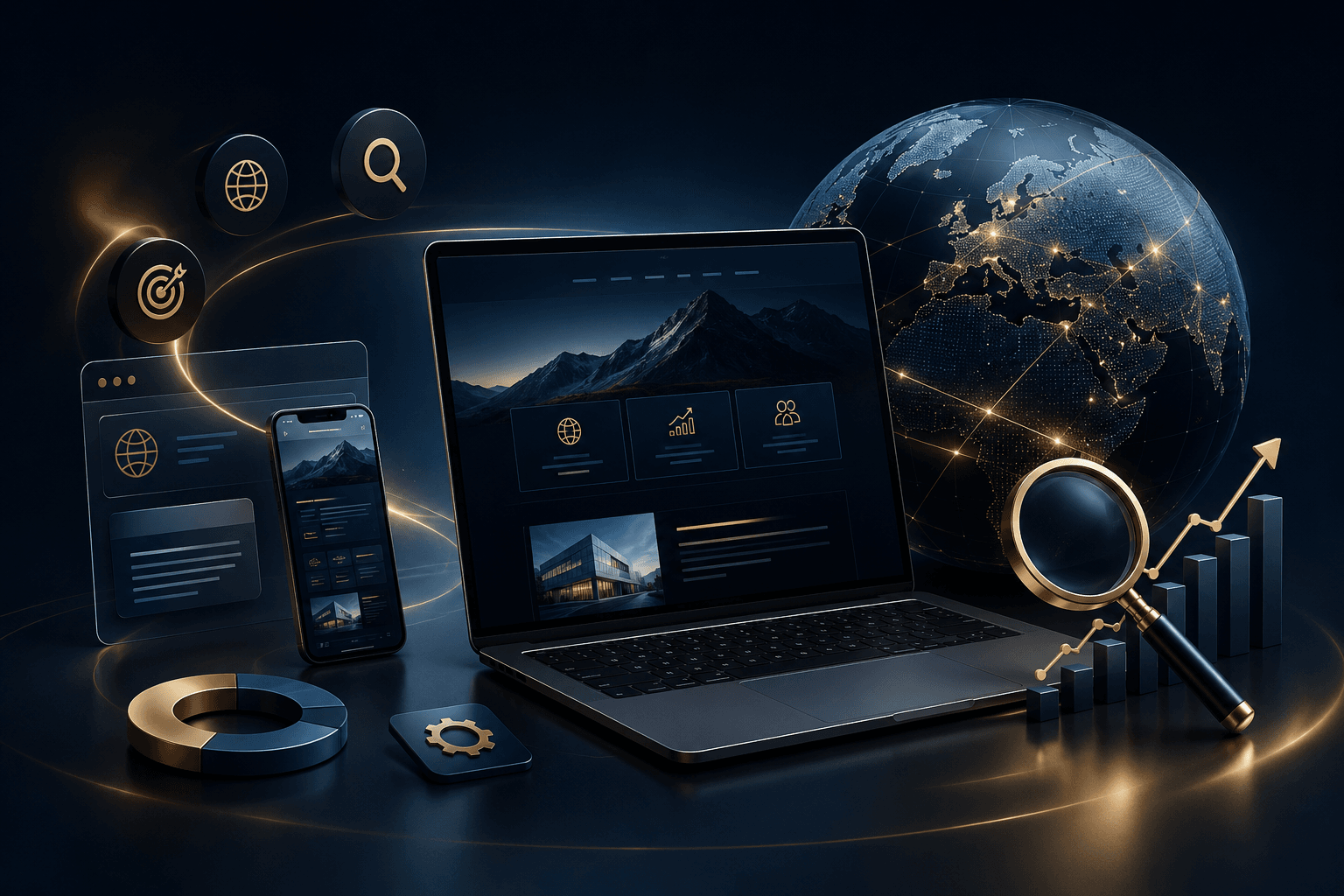 Presencia digital y posicionamiento internacional para empresas B2B